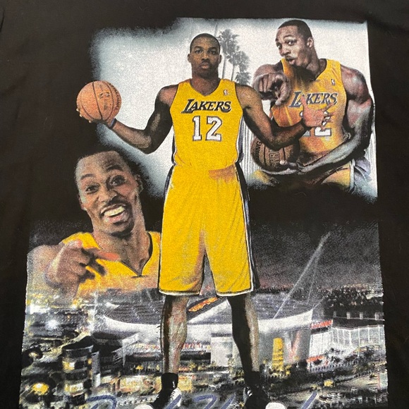 Y2K 2000s Los Angeles Lakers Dwight Howard Shirt Mens Size 2XL - Picture 3 of 8